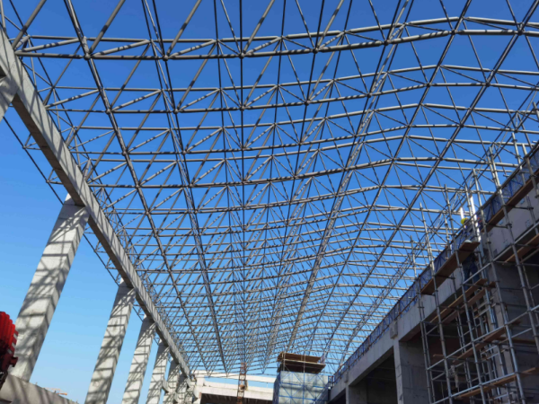 淄博网架加工工艺如何保证质量?