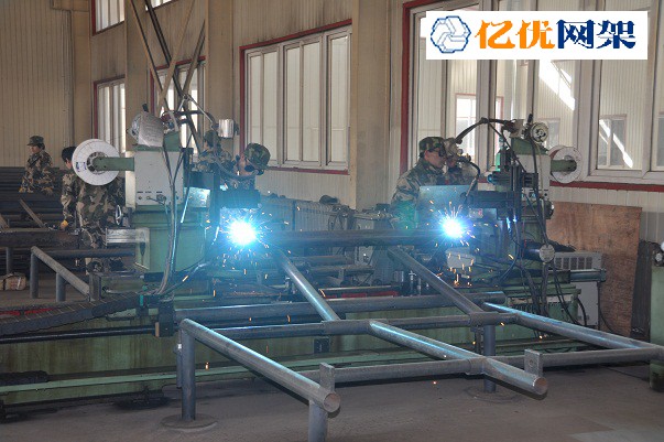 淄博螺栓球网架加工车间